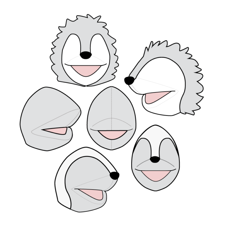 Duo Vulpin Head Pattern – Puppet Patterns & Custom Puppets | LA Puppets